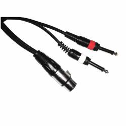 XD400 1 MT 2X MONO GİTAR JACKXLR DİŞİ JACK KABLO